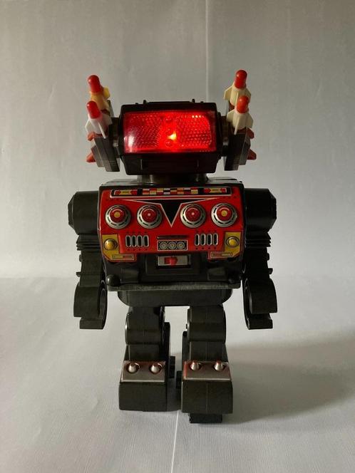 Vintage Horikawa Japan Tole en plastic robotraket uit de jar, Antiek en Kunst, Antiek | Speelgoed, Ophalen of Verzenden