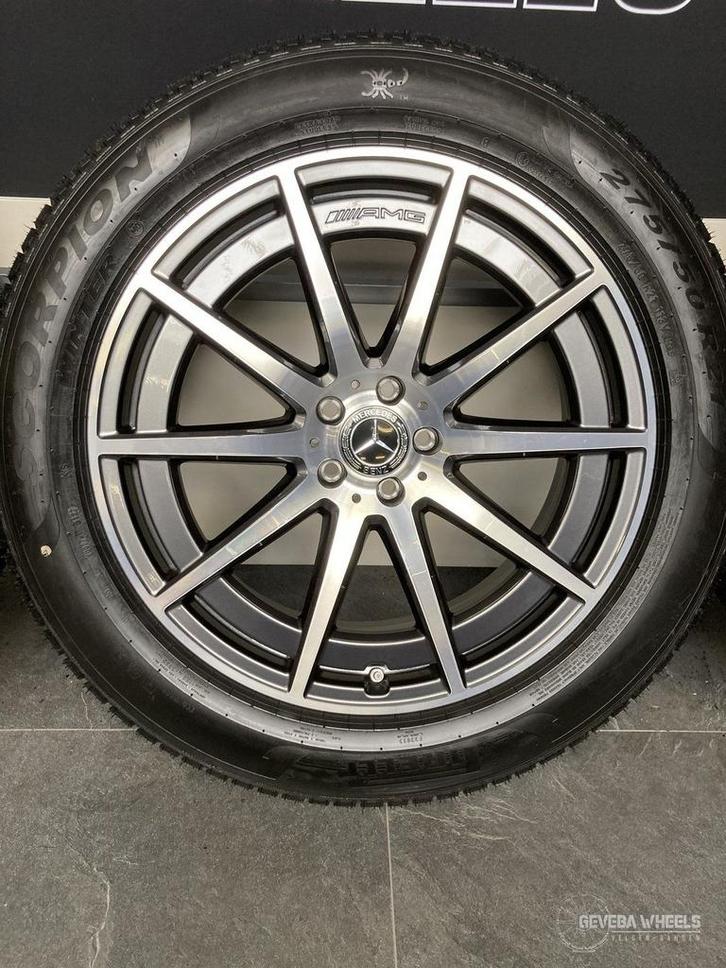 21” originele Mercedes GLS 63 AMG X167 velgen + winterbanden, Auto-onderdelen, Banden en Velgen, Banden en Velgen, Winterbanden