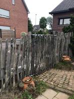 Omheining, Tuin en Terras, Tuinhekken en Hekwerk, Spijlenhekwerk, Met poort, Gebruikt, Hout