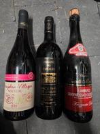 3 flessen wijn (Frankrijk & Italië), Ophalen, Zo goed als nieuw, Frankrijk, Rode wijn
