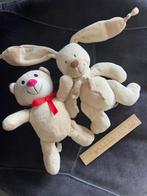 Twee schattige knuffels, Ophalen of Verzenden, Nieuw, Konijn