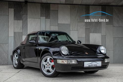 Porsche 911 / 964 Carrera 4 Cabrio Manueel Oldtimer, Auto's, Porsche, Bedrijf, Te koop, 4x4, Airconditioning, Centrale vergrendeling