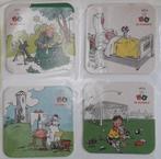 4 bierviltjes "De Koninck" cartoons van Stan, Verzamelen, Biermerken, Ophalen of Verzenden, Gebruikt, Viltje(s), De Koninck