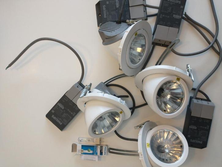 CDM-T inbouwspots voor winkeltoepassing, Doe-het-zelf en Bouw, Bouwverlichting, Gebruikt, Lamp met armatuur, Minder dan 50 watt