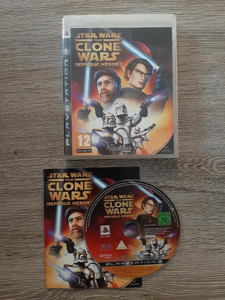 PS3 Star Wars The Clone Wars - Republic Heroes, Consoles de jeu & Jeux vidéo, Jeux | Sony PlayStation 3, Comme neuf, Enlèvement ou Envoi