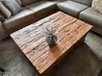 Salontafel stoer en sober landelijk, Ophalen, 100 tot 150 cm, Teakhout, 50 tot 100 cm