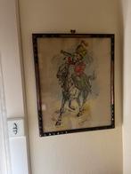 Mooie oude tekening in kader, Antiek en Kunst, Ophalen