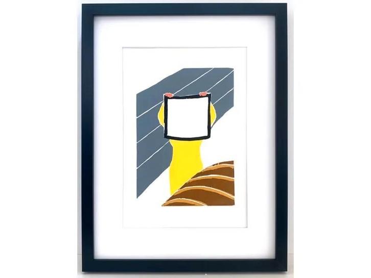 Roger Raveel "Witte Magie", Antiek en Kunst, Kunst | Schilderijen | Abstract, Ophalen of Verzenden