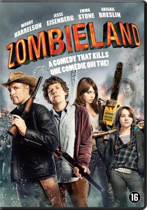 Zombieland (2009) Dvd Woody Harrelson, Cd's en Dvd's, Dvd's | Horror, Gebruikt, Vampiers of Zombies, Vanaf 16 jaar, Ophalen of Verzenden