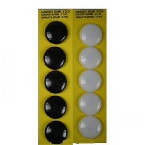 Magneet wit /zwart per 5 stuks, Auto diversen, Autogereedschap, Nieuw, Ophalen of Verzenden