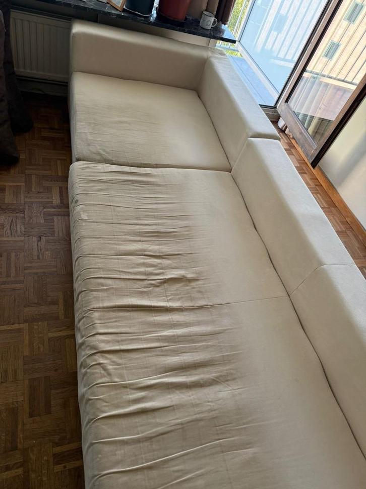 Bankstel 3 delig, Huis en Inrichting, Zetels | Zetels, Gebruikt, Hoekbank, Vierpersoons of meer, 300 cm of meer, 150 cm of meer