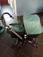 Poussette Bugaboo Caméléon 3 hyper-équipée Bleu pétrole, Kinderwagen, Gebruikt, Bugaboo, Verstelbare duwstang