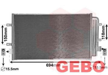 Iveco Turbo daily 2014+ radiateur airco condensor 5801255825