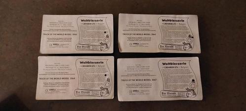 4 verschillende mini truck GRIMBERGEN, Verzamelen, Merken en Reclamevoorwerpen, Ophalen of Verzenden