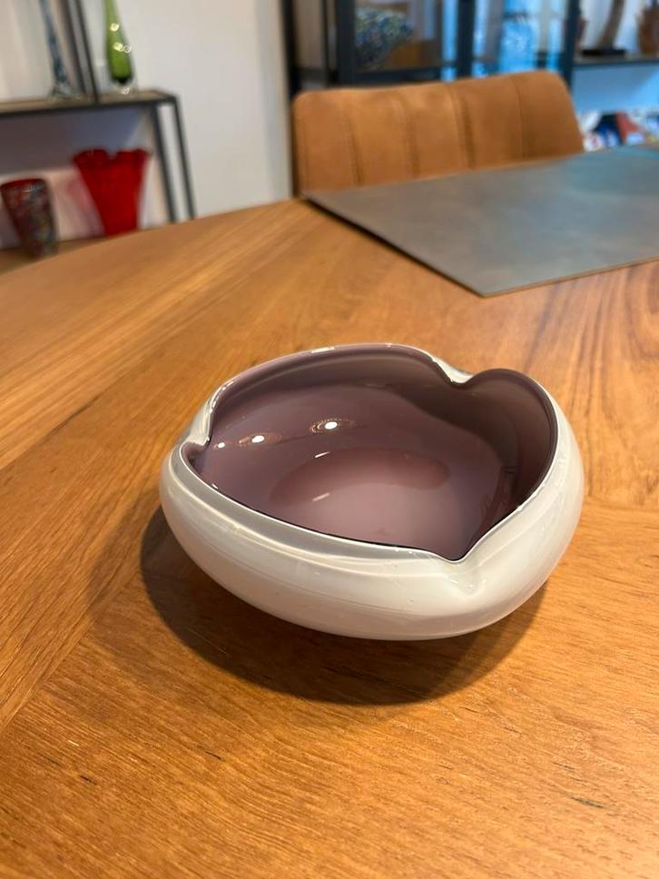 Murano glazen schaaltje Bianconi en Venini, Antiek en Kunst, Antiek | Schalen, Ophalen of Verzenden