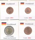 Duitsland - 2 €uro - 5 - 2 - 1 cent, Ophalen of Verzenden, Duitsland, 2 euro, Setje