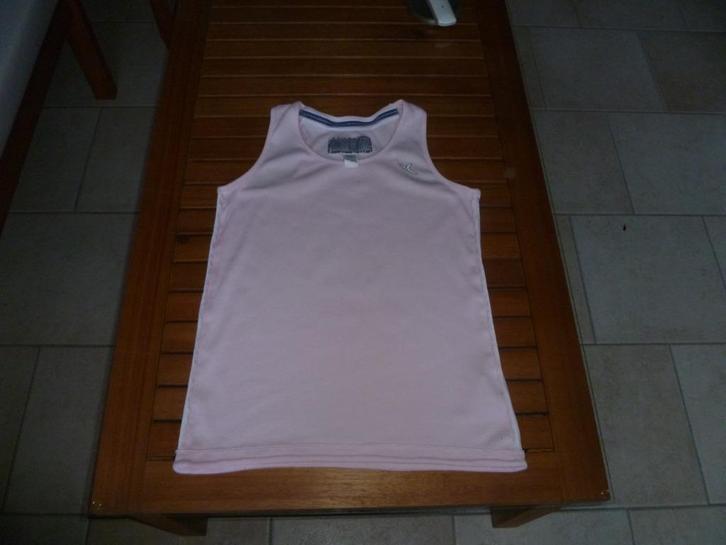 roze mouwloos t-shirt maat 14 jaar, Kinderen en Baby's, Kinderkleding | Maat 164, Zo goed als nieuw, Meisje, Overige typen, Ophalen of Verzenden