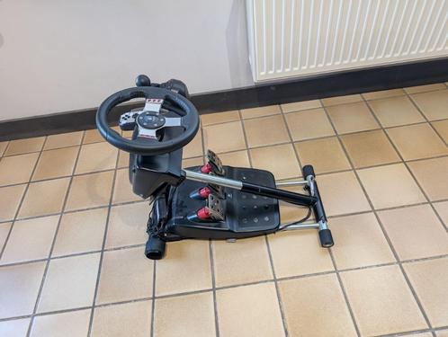 Ensemble Sim Racing Logitech G27 + Wheelstand PRO 90€ !!, Computers en Software, Joysticks, Gebruikt, Ophalen