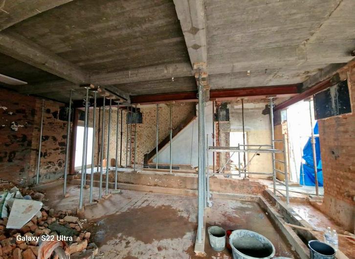 Draagmuur  afbreken en poetrel plaatsen.0466445657, Doe-het-zelf en Bouw, Buizen en Afvoer, Ophalen of Verzenden