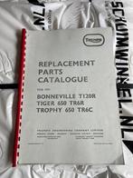 Onderdelenboek Triumph, Motoren, Ophalen, Triumph