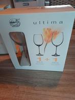 Lot 2 verres a vin blanc 2 verres a vin rouge neufs, Neuf, Verre ou Verres, Verre, Enlèvement