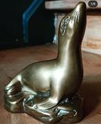 Figurines figurine animalière en cuivre, laiton, laiton, Antiquités & Art, Antiquités | Bronze & Cuivre, Enlèvement ou Envoi, Cuivre