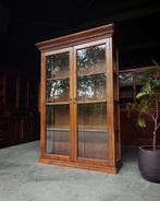 Prachtige eikenhouten vitrinekast | Chique Buffetkast #628, Antiek en Kunst, Ophalen of Verzenden