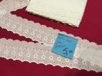 Kant katoen broderie 7 cm breed wijt, haspel 9,20 mtr. 5,00, Hobby & Loisirs créatifs, Enlèvement ou Envoi, Neuf, Dentelle