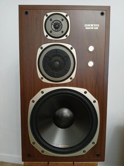 Enceintes Onkyo monitor 2000, TV, Hi-fi & Vidéo, Enceintes, Utilisé, Haut-parleurs Frontaux, Arrière ou Stéréo, 120 watts ou plus