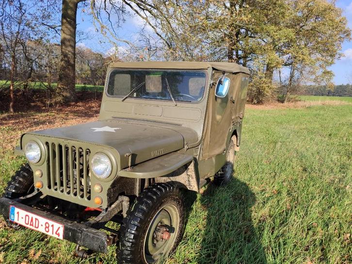 Willys jeep Overland, Auto's, Oldtimers, Particulier, Jeep, Diesel, SUV of Terreinwagen, 2 deurs, Handgeschakeld, Groen, Achterwielaandrijving