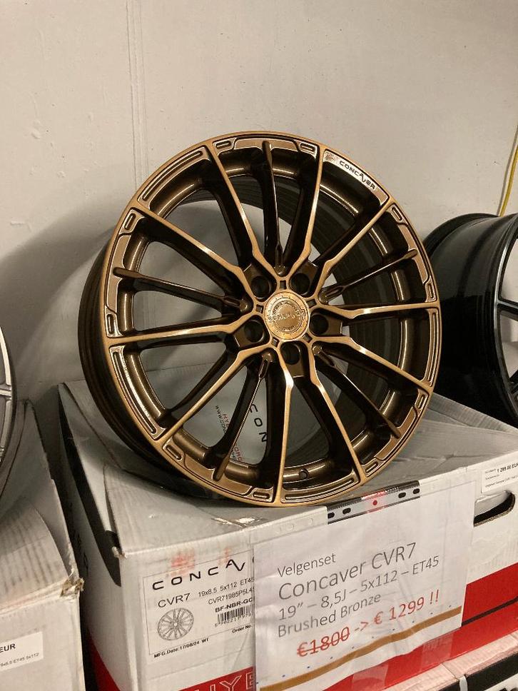 Nouveau jeu de jantes Concaver CVR7 19x8.5 ET45 5x112, Autos : Divers, Tuning & Styling, Enlèvement ou Envoi