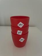 Rode bloempotje, Ophalen of Verzenden, Zo goed als nieuw