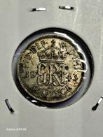 Royaume-Uni Georges VI , Sixpence 1943, Postzegels en Munten, Ophalen of Verzenden, Overige landen, Losse munt, Zilver