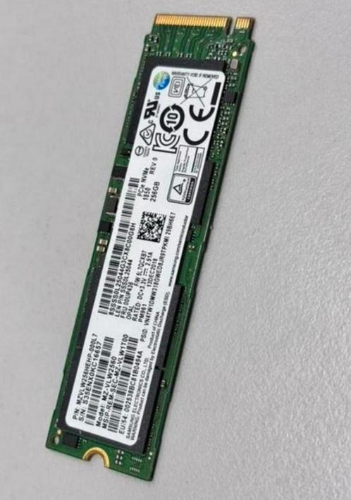 MZVLW256HEHP-000L7 256GB SSD 2280 M.2 PCIe X4 NVME VLW2560, Computers en Software, RAM geheugen, Ophalen of Verzenden