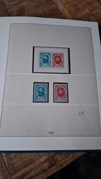 Deel 1 postzegels Belgie 1941-1945 in Lindner album, Ophalen of Verzenden, Gestempeld