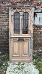 Antieke /unieke / houten oude voordeur, Doe-het-zelf en Bouw, Deuren en Vliegenramen, Ophalen, Gebruikt, 80 tot 100 cm, Buitendeur