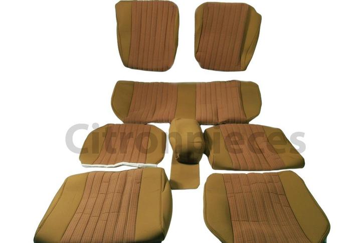 ID/DS Hoezenset oker stof Pallas 70-73 Citroën ID/DS, Auto-onderdelen, Interieur en Bekleding, Citroën, Nieuw, Ophalen of Verzenden