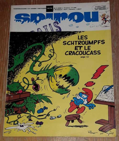 Spirou 1579 + supplement poster Boule et Bill + MR 1968 Roba, Boeken, Stripverhalen, Zo goed als nieuw, Eén stripboek, Ophalen of Verzenden