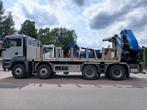 MAN TGS 41.440  8X4 MET OPEN LAADBAK + KRAAN EFFER 525, Auto's, Vrachtwagens, Automaat, Euro 5, MAN, Bedrijf