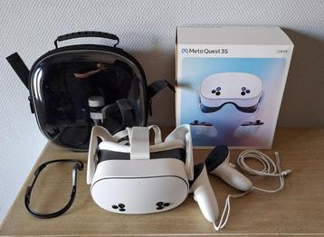 METAQUEST 3S HEADSET - 128 GB - GARANTIE - VIRTUAL REALITY beschikbaar voor biedingen