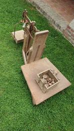 Oude weegschaal, Ophalen, Gebruikt