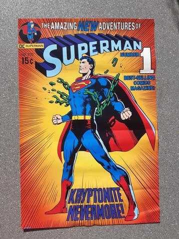 Mooie Superman poster (jaren 2000) prima staat
