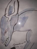 Lucebert  Pentekening  Gesigneerd en Gedateerd, Ophalen