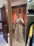 Marokkaanse Caftan Tlija-fluweel Gouden en Roze Motieven, Maat 38/40 (M), Nieuw, Ophalen of Verzenden, Roze