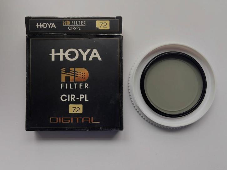 HOYA 72mm Circulaire Polarisatiefilter, Audio, Tv en Foto, Foto | Filters, Zo goed als nieuw, Polarisatiefilter, 70 tot 80 mm