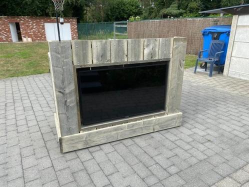 Inklapbare DJ Booth uit steigerhout, Muziek en Instrumenten, Dj-sets en Draaitafels, Zo goed als nieuw, Dj-set, Overige merken