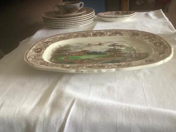 Prachtig Engels servies GAMEBIRDS 12 personen, Enlèvement