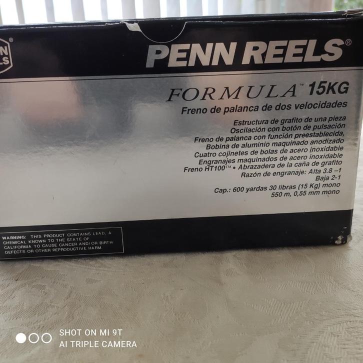 moulinet penn formula 15 kg POUR LA MER, Watersport en Boten, Hengelsport | Algemeen, Gebruikt, Molen, Ophalen of Verzenden