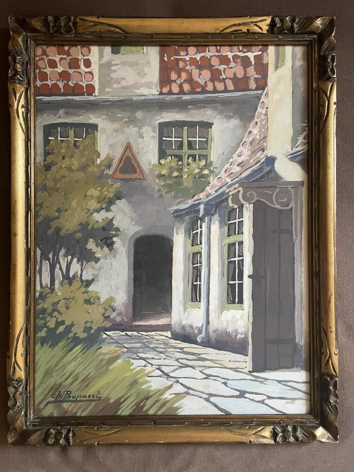 Schilderij Charles Poupaert (1874-1935), Antiek en Kunst, Kunst | Schilderijen | Klassiek, Ophalen