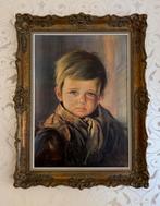 Tableau de G.Bragolin <<le gracon qui pleure>>, Antiek en Kunst, Kunst | Schilderijen | Klassiek, Ophalen